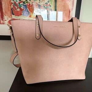 Poppy & Peonies Blush Pink Tote